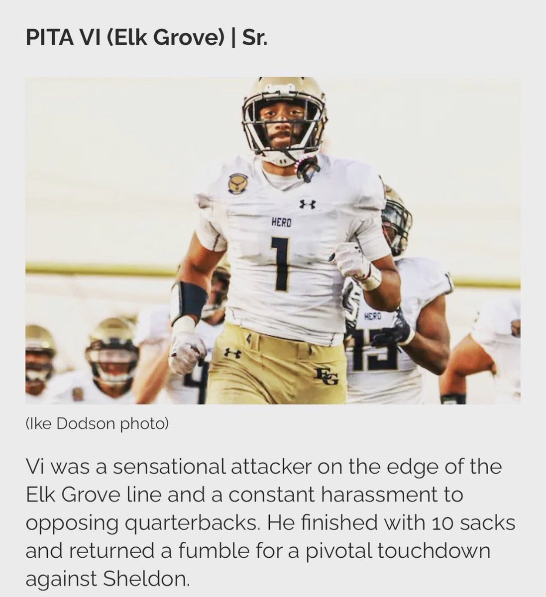 Thank you <a href="/SportStarsMag/">SportStars™ Magazine</a> for naming me 1st team All-NorCal Defensive Linebacker!! ALL GLORY TO GOD🙏🏽 <a href="/elk_herd/">Elk Grove Thundering Herd Football</a> <a href="/simione916/">James Pale</a> <a href="/CoachJHeff/">Coach Heff</a> <a href="/zanardi_anthony/">Coach_Zanardi41</a> <a href="/trenchxchief/">Sione M. Sina</a> #GARAGEBOYS4L🤞🏽#bleedblue🅿️