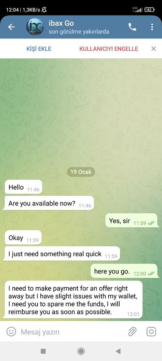 IbaxNetwork's tweet image. 📢📢📢📢📢📢📢📢
Please be patient with the scammers who impersonate our staff, they are lonely and efficient workers. If they spend half an hour on you without getting the private key, they will be upset.#IBAX #Blockchain