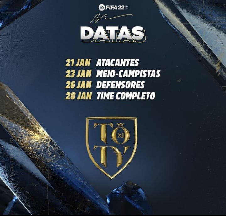 trg_trgames's tweet photo. Programação do Lançamento do #TOTY22 #FIFA22 https://t.co/l1aZvZKCNi