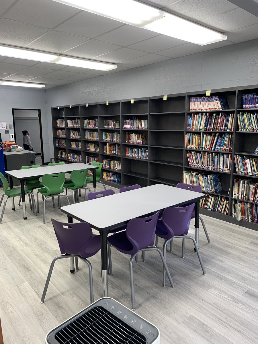 VKropinack's tweet photo. Check out School 16’s Media Center finally getting back online after Hurricane Ida! Thanks to our Literacy Coaches for shelving thousands of books and our Media Specialists for getting circulation back online for our kids! @CliftonSchools @CliftonSupt @16Clifton @DBemkeMedia https://t.co/gnti4mv9mI