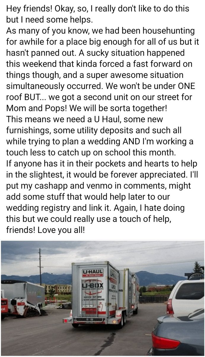 SpoonieSarah's tweet photo. I don't like to ask for help for myself but my new family could use some. We had some major changes thrown our way. SpoonieSarah on cashapp and venmo. 🥰 https://t.co/lkDtwzxHIC