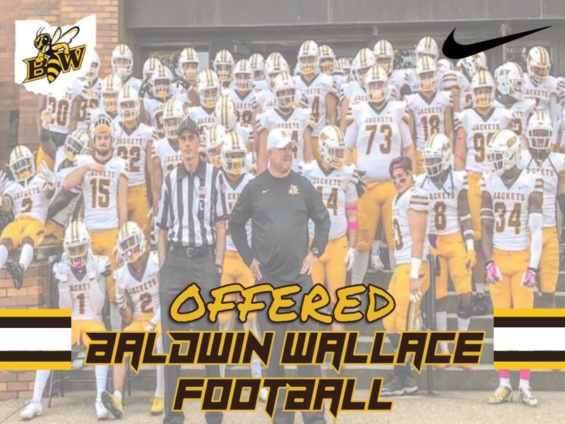 loganhilliard3's tweet photo. Blessed to have received an offer from Baldwin Wallace! Thank you @BaldwinWallace @Coach_Parnell @BWYJFootball https://t.co/uAG2uTy8DF
