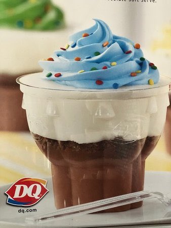 MYBRATGF's tweet image. They do this! They’re called cupcakes on the menu and they’re just the ice cream cake in a small sundae cup