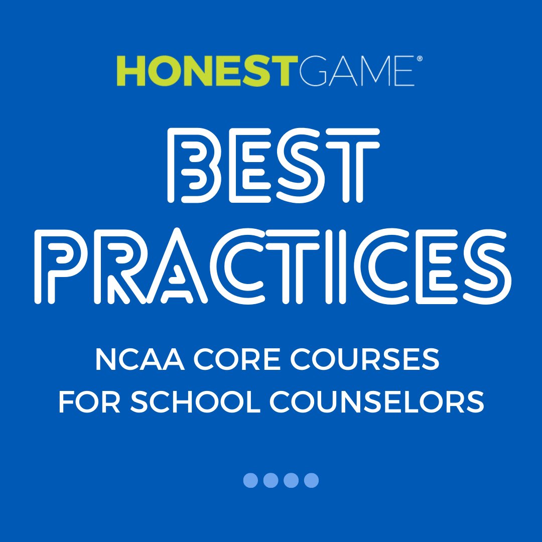 HonestGameCARES's tweet photo. Wondering what are the best practices when it comes to NCAA Core Courses for schools? Learn more with Honest Game's NCAA Course Audit & Portal Maintenance for schools ➡️https://t.co/7tTXPIVdWl
#HonestGameCares #AcademicEligibility #NCAACoreCourse https://t.co/VsBj7M09SP