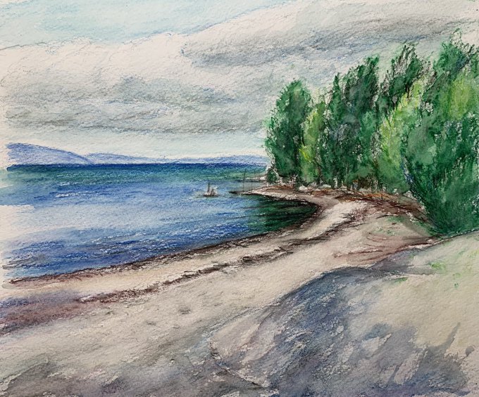 今年人気のブランド品や 絵画色鉛筆風景画 沖縄の海 原画 絵画 タペストリ Www Lauriecookphotography Com