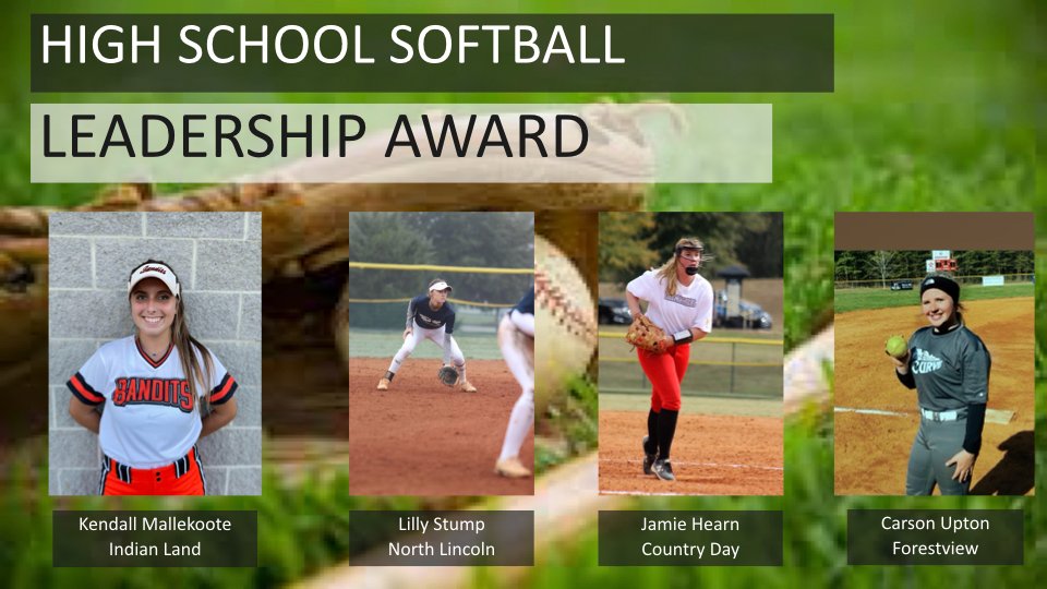 14th Annual Greater Charlotte <a href="/HotStoveDinner/">Hot Stove League Baseball and Softball Awards</a>
 Leadership Award Finalists