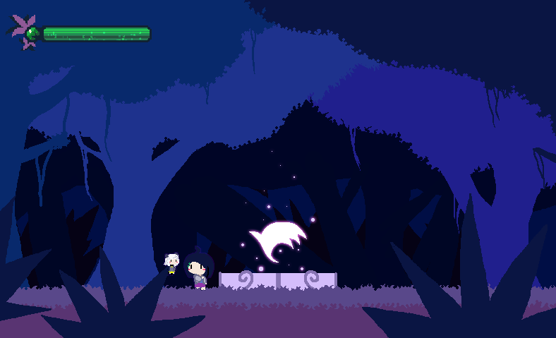 HabenariaGame's tweet photo. Another Mock-Up I just finished, this time for my idea for how the save points would look. Nothing too fancy.

As a side note, the health bar was created by the amazing @alexeytronov ...Please check them out and their own amazing projects!

#indiedev #gameart #gamedev #IndieGame https://t.co/kysHUHUkxi