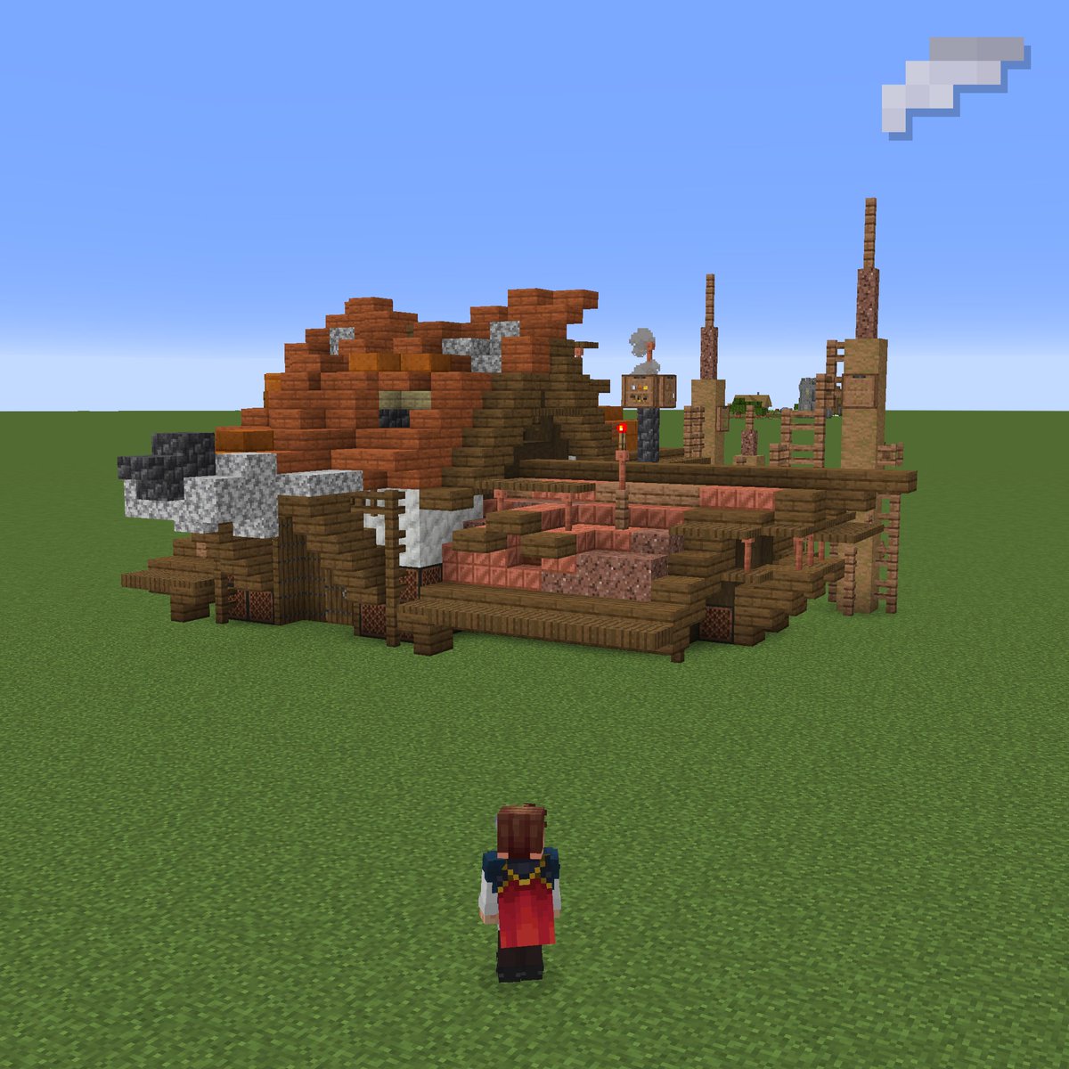 seanbitss's tweet photo. Fox house I built like when 1.17 came out but forgot to post :)
#Minecraft #foxhouse #poggers https://t.co/nkDyTQ9YrL