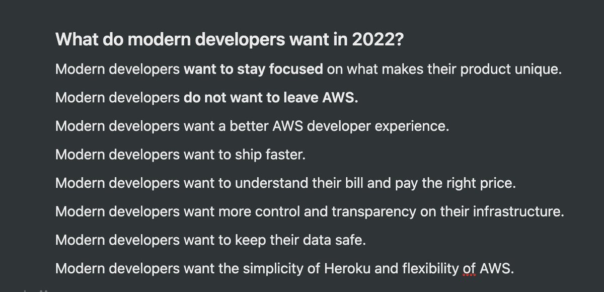 rophilogene's tweet photo. Are you a modern developer? 🤔 New article coming soon based on more than 350 CTOs and developers interviews 🤯
#aws #heroku #moderndeveloper https://t.co/cXRz1MJXyY