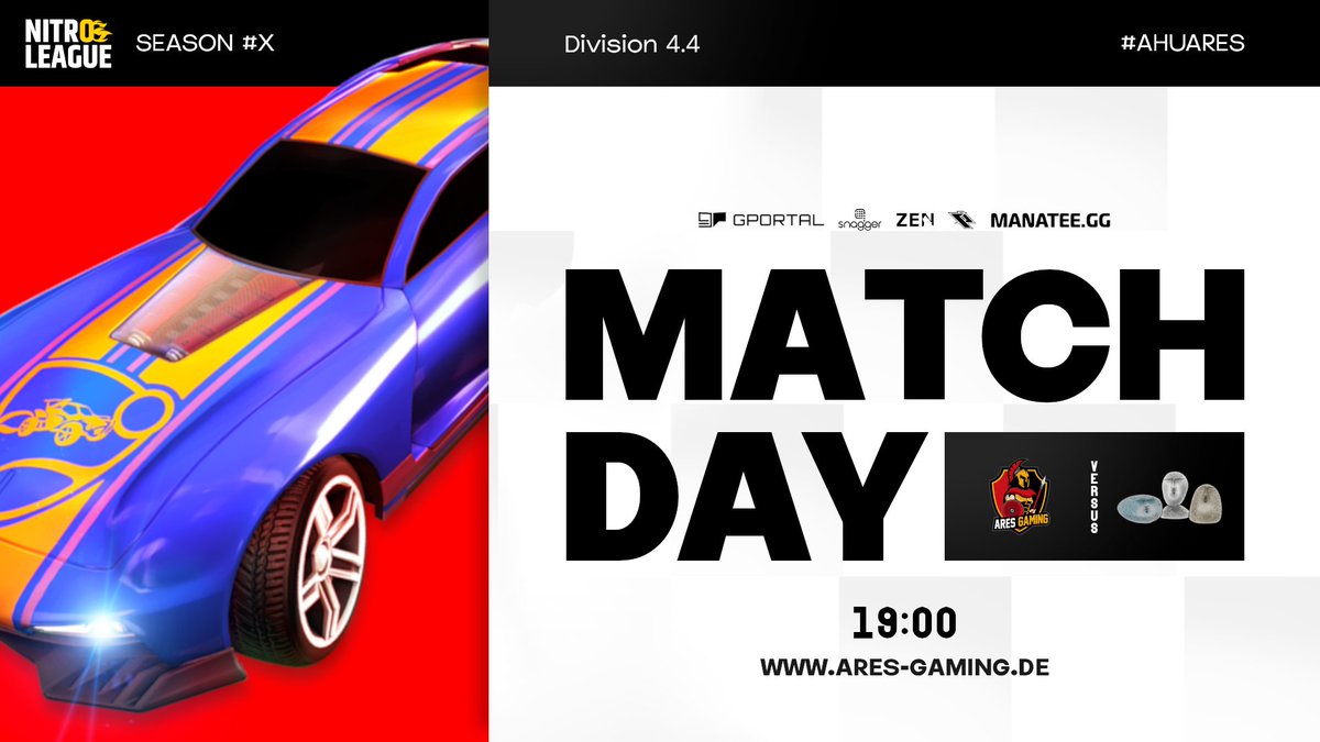 AresGamingDE's tweet photo. - Matchday -

In #RocketLeague gewinnt der, der die meisten Tore schießt 🥅⚽️🏎️

@seishin_rl - @EinfachZoroo - #RepaZ

Nach der Galavorstellung der letzten Woche geht es heute gegen die #OoldStones 🔥

#AhuAres ⚽️ @NitroLeagueRL ⚽️ #AresArmy https://t.co/OqS9pVR7Mj
