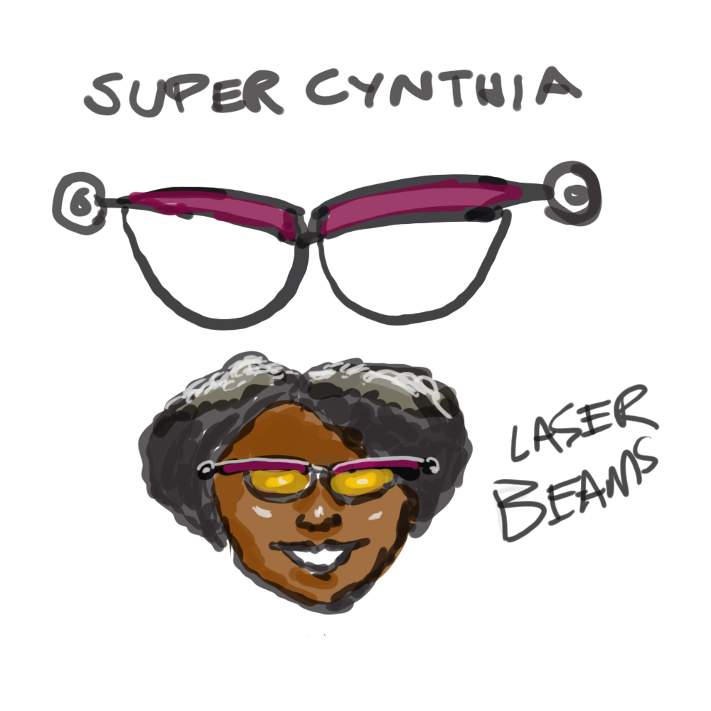 SchomburgCenter's tweet photo. #TBT: We return to #SchomCom2022. @Dieselfunk conducted the workshop How to Draw Black Superheroes and Comics. Using our ASL interpreter Cynthia as a model, he drew her as “Super Cynthia” complete with glasses that have laser beams. #SchomburgCenter
https://t.co/brUjDI17ls https://t.co/SvvUdYUkv6