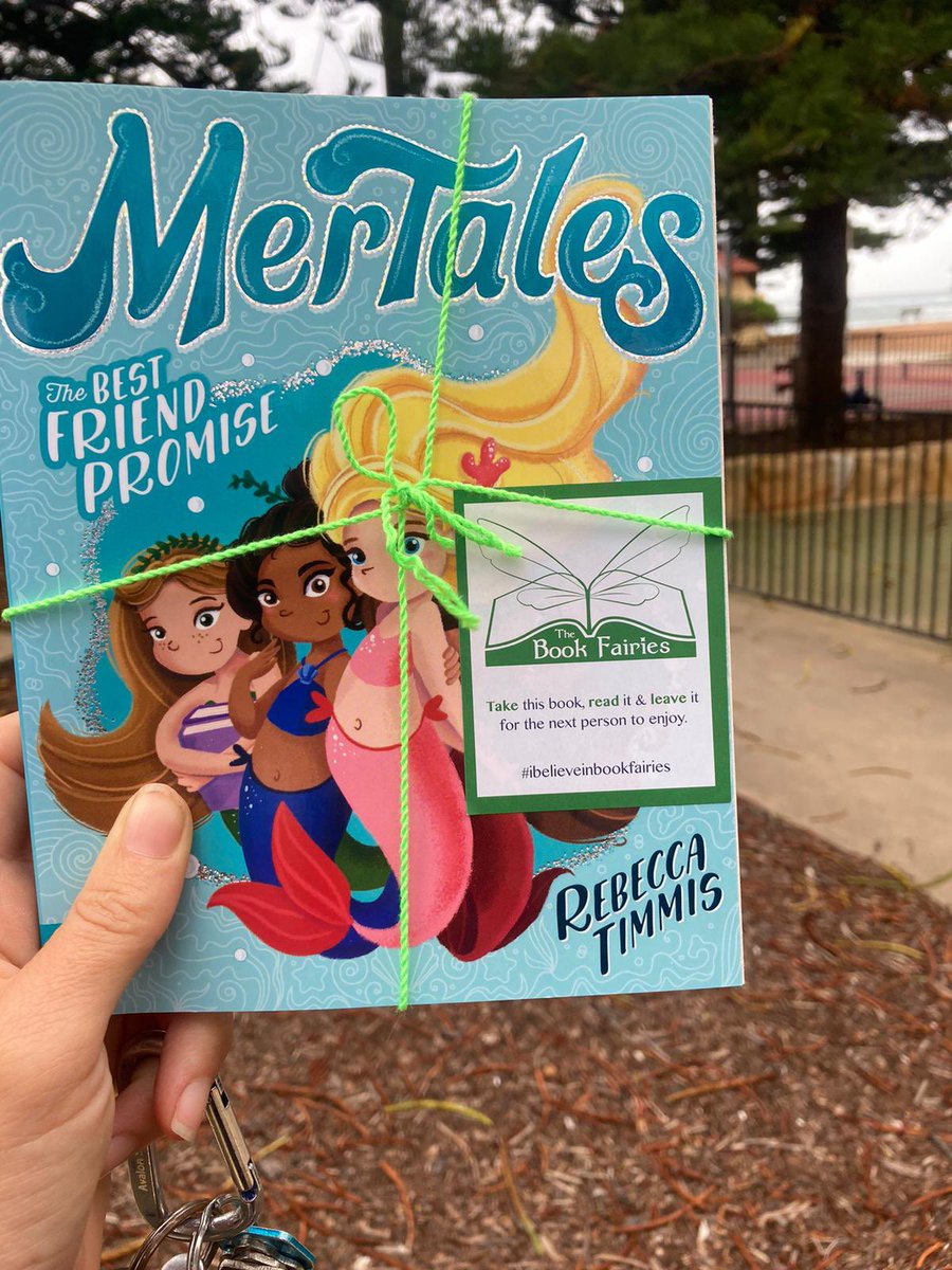 the_bookfairies's tweet photo. Our Australian fairies are up and about this bright Thursday to hide copies of #Mertales by Rebecca Timmis! Who will be lucky enough to spot a copy today? π§ββοΈπ§ββοΈπ§ββοΈ
#ibelieveinbookfairies #mertales #TBFmertales #allenandunwin #mermaids https://t.co/a20zjLmxcy