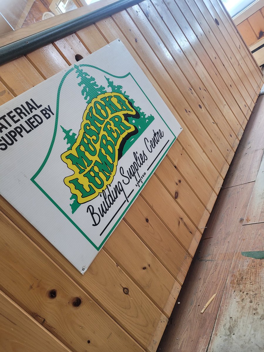 Time for a little "update" project, been a few changes here and there..... stay tuned...  #MuskokaLumber #Mactier #Project #MlCrew #StayTuned