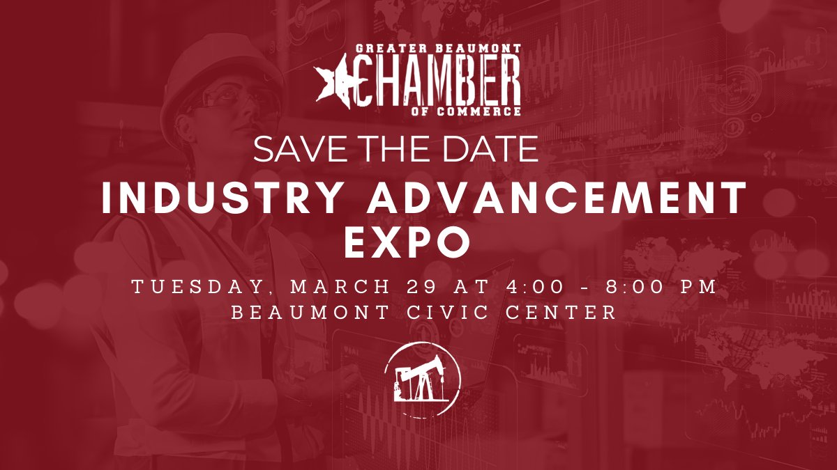 BMTChamber's tweet photo. More than $65 Billion worth of current and future expansion projects are planned in Southeast Texas over the next decade. Is your company ready? Network with industry representatives, vendors, and suppliers so your company can be a part of this second "Spindletop!"
#BmtCOC #GBCOC https://t.co/keJlPbWehP