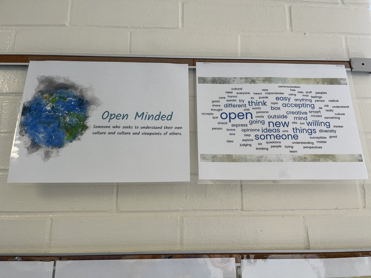 hollyastuart's tweet photo. Ss are learning about space exploration, @NASAJPL, and JPL’s motto #DareMightyThings. We pulled in the @ibmyp learner profiles of #risktaker and #openminded. Result: Student created word clouds &amp; plans to #DareMightyThings. 

#tlap #teachbetter #stuartscience #RevoltLAP https://t.co/JbmRyFA6Wv