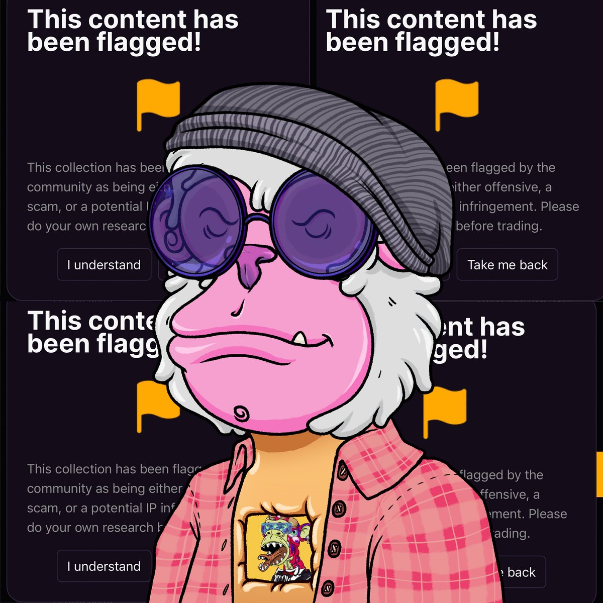 ApeshitLabs's tweet photo. THE OG MPHAYC HOLDER PFP SOLD OUT IN 45 MINUTES.
COMPLETELY ORIGINAL PFP ART.
LET'S SEE THE COPY CAT DERIVS DROP THIS.
LFG. https://t.co/A4yS64zOJE