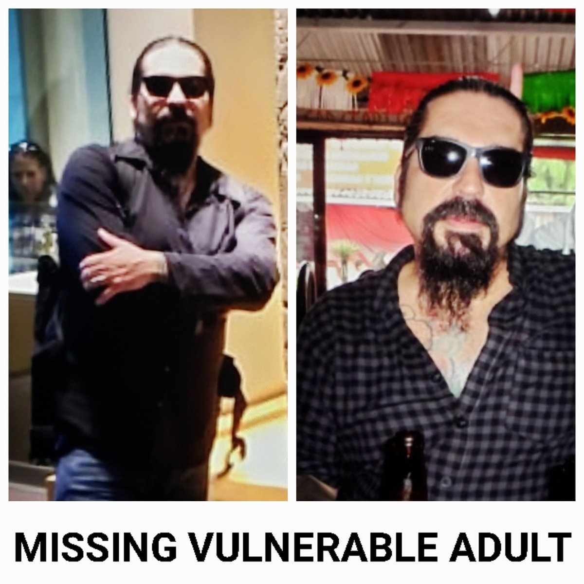 wspolice's tweet photo. MISSING VULNERABLE ADULT.
53 yr old Milton Monnin was last seen Tuesday in the area of Transit Rd in West Seneca. He is 5'11", 230lbs, brown hair &amp; eyes, and may be walking w/ a cane.  He is on foot wearing a dark colored Columbia jacket &amp; sunglasses.
If you see Milton call 911. https://t.co/Rck9TUCBNM