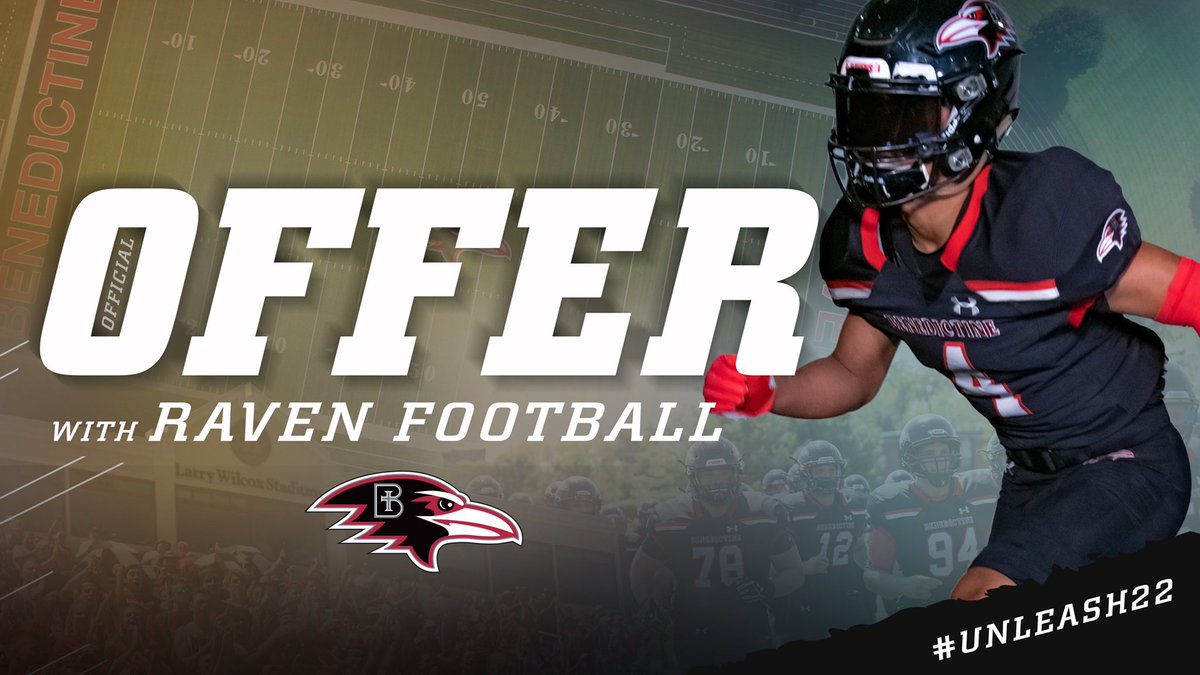 carson_miller4's tweet photo. Blessed to receive an offer from Benedictine @CoachCogan @RavenFootballBC https://t.co/hNx2Rf7Kyn