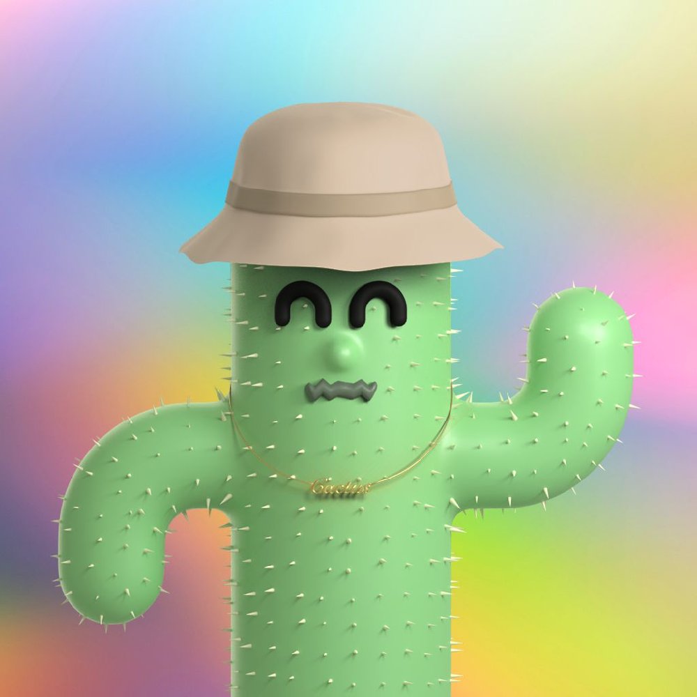 One of our favorite traits while creating the collection was Cacti nameplate. Something very elegant the way it says Cactus...♥️ 

#BNB #BSC #P2E #CactiClub