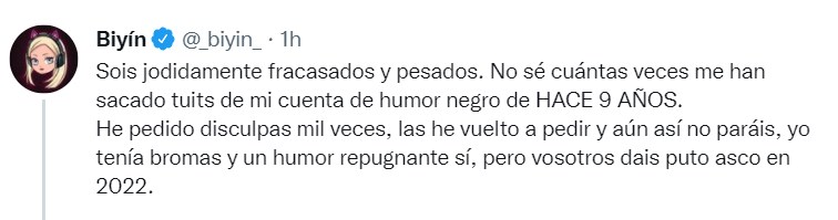 tiposentado's tweet photo. Biyin:
Sois "jodidamente fracasados" dijo "la novia de" https://t.co/3ZRBIkfvxe