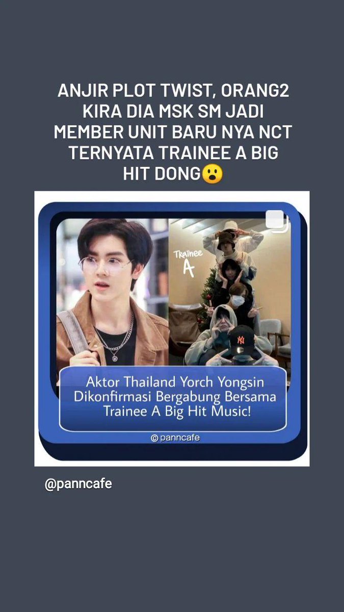 ridhoprtmw's tweet photo. Sungguh plot twist😮
#TraineeA #SMNBG #NCTNEWUNIT #NCTV #NCT https://t.co/B97EhA2L65