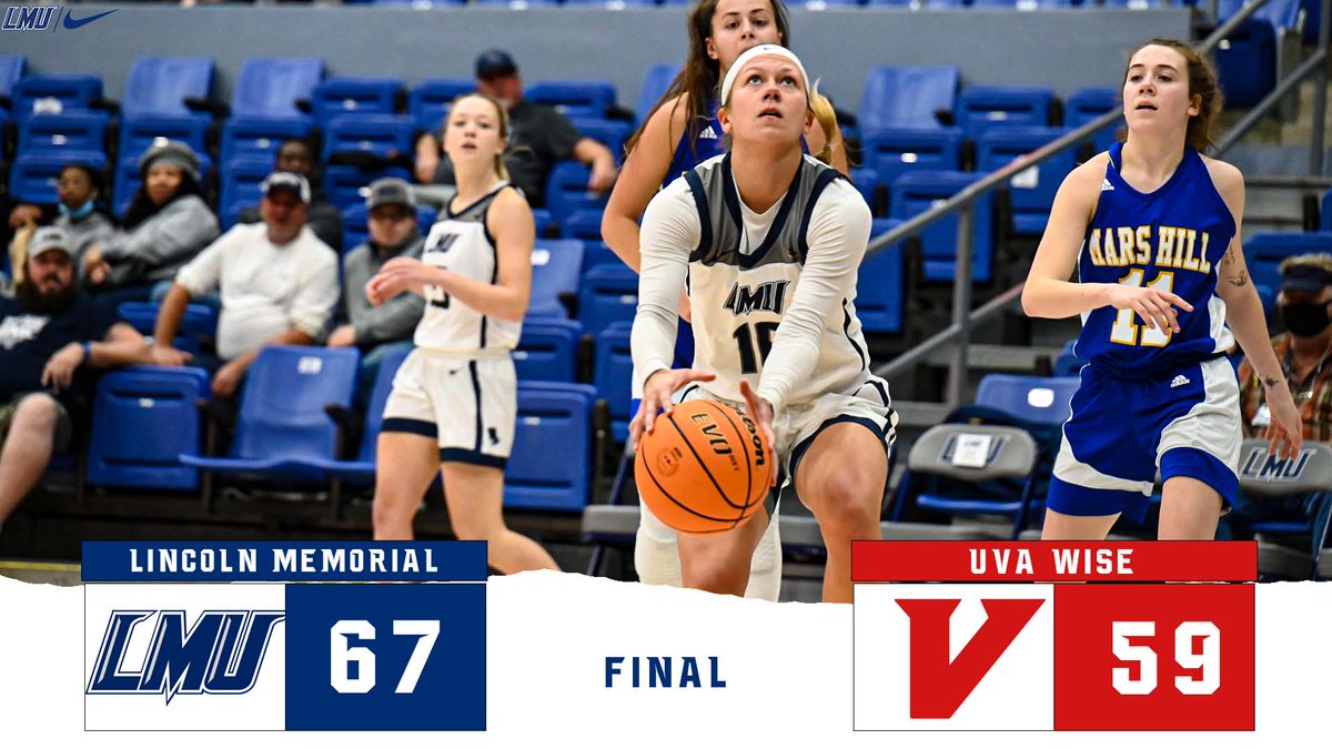 LMURailsplitter's tweet image. Final | Comeback complete‼️

@LMUWBasketball overcomes a 16 point second-quarter deficit to defeat UVA Wise behind a career-high 27 points from Lauren Flowers 

#GoSpliiters