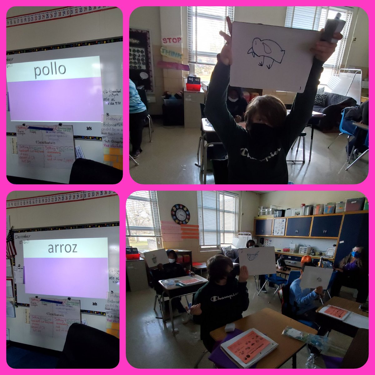 SraChupnick's tweet photo. Gr5 Ss in @MsRFriedmanTCS's & Mr. Mitchell's classes @ChatsworthSch used ART to play Pictionary & showed their knowledge about foods we eat & drink for dinner. #LanguageIsLiteracy @OWLteamBCPS @BaltCoPS @BcpsPassport #VIVAPassport @BCPS_Sup @bcpstv #CrossCurricularLessons https://t.co/nuX1n11dhV