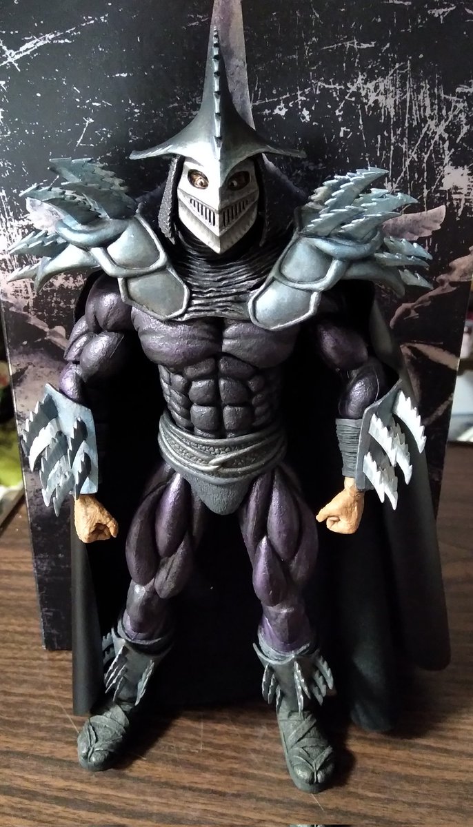 HeManIsMyHero's tweet image. I am loving my TMNT 2 Super Shredder Shadow Master edition but I don't like his TGRI mutagen canister so I'm using the regular Super Shredder TGRI canister!🤘 #SuperShredder #ShadowMaster #TMNT #HeroesInAHalfShell #TurtlePower