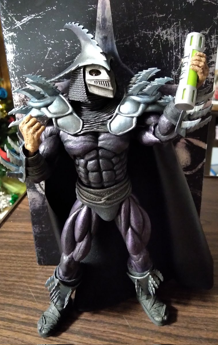 HeManIsMyHero's tweet image. I am loving my TMNT 2 Super Shredder Shadow Master edition but I don't like his TGRI mutagen canister so I'm using the regular Super Shredder TGRI canister!🤘 #SuperShredder #ShadowMaster #TMNT #HeroesInAHalfShell #TurtlePower