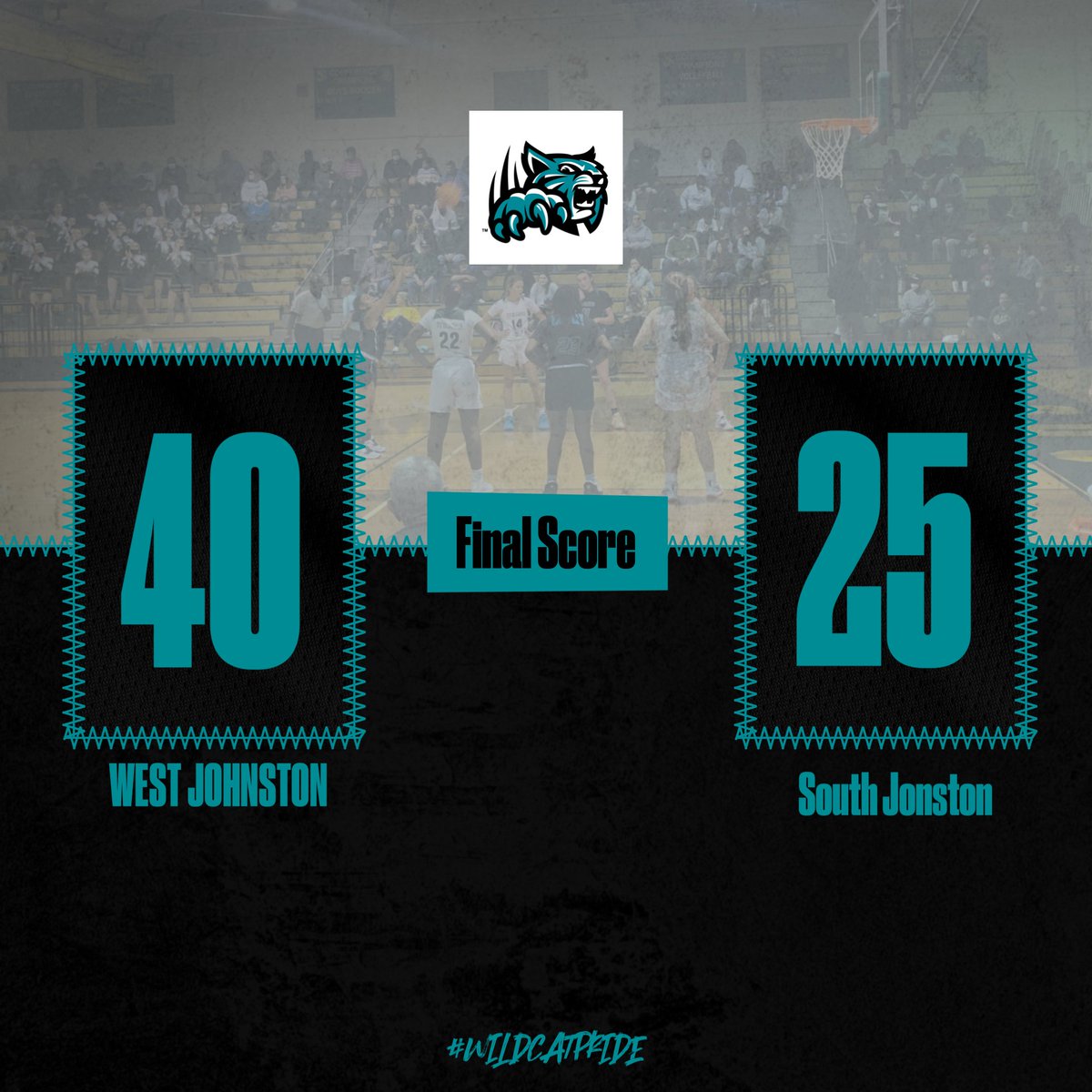 Great job tonight by our Lady Wildcats!  Congrats to Coach Jefferson and her team on their VICTORY over South Johnston!👀🏀👏👏🐾🐾