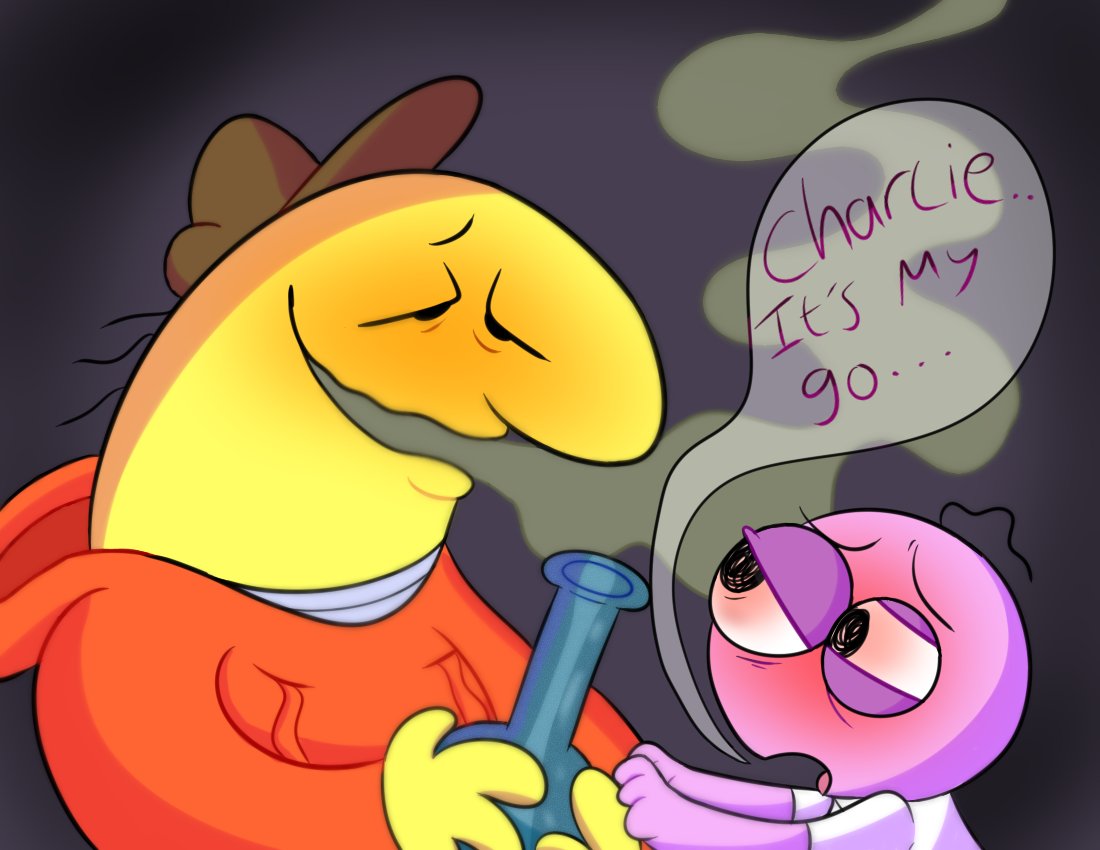 v0mitbunny's tweet photo. stoner friends 🌱
still can't decide if charlie or pim is my fav, both are epically funny

#smilingfriends https://t.co/cHfNLp8jRS