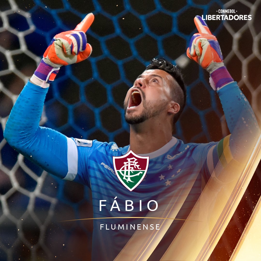 Fábio, do Fluminense, é eleito o melhor goleiro do mês de outubro