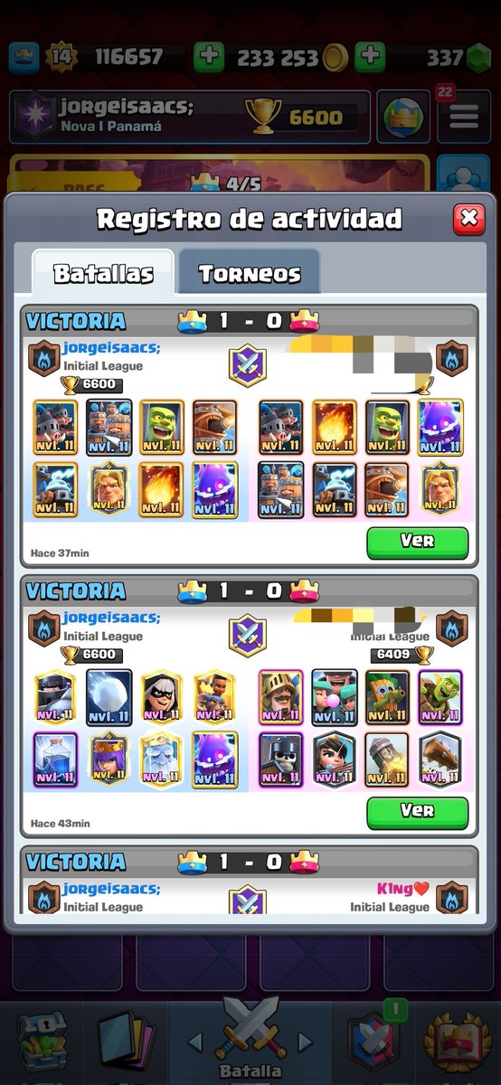 Hoy 5-0 y antes de ayer 4-2 con @Omega_RoyaleCR 🧙‍♂️🧐🤌🏻