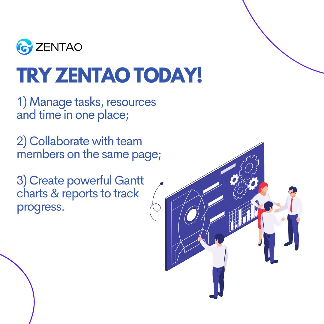 With ZenTao Cloud, you can do these and more, whether you are in the office, at home, or on a business trip:

1) Manage tasks, resources and time in one place; 
2) Collaborate with team members on the same page; 
3) Create powerful Gantt charts &amp; reports to track progress.