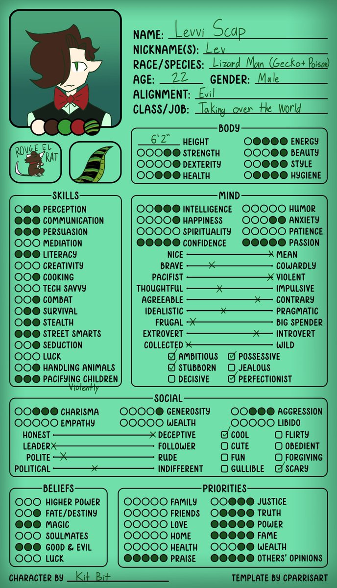 kiitobiito's tweet photo. TEMPLATE MADE BY @/cparrisart
The other half of Ellis and JT's story! Evil people for everyone to enjoy. I'll maybe make a proper thing for them one day. idk
#oc #originalcharacter #digitalart #ref #dndsheet https://t.co/cb2C9BB81V