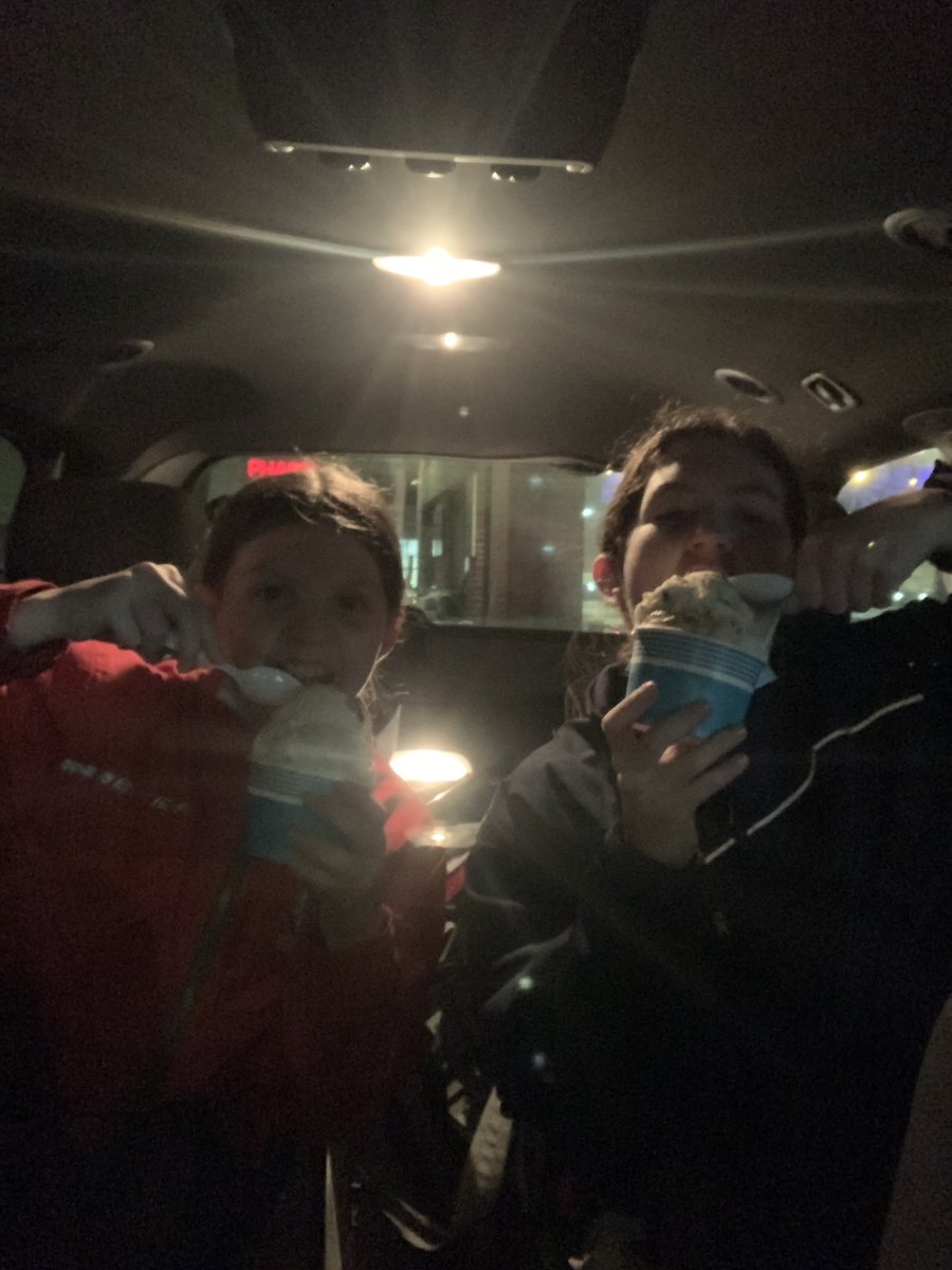 shellianryan's tweet photo. Sammy breaks her stick last night at practice. Go to @PureHockey an hour before tonight’s game for a new @WarriorHockey one. Girl gets a 🎩 trick and sister Lauren with one of her assists! Must’ve been the new stick!Ice cream for the celly! https://t.co/tOZFhOROa1