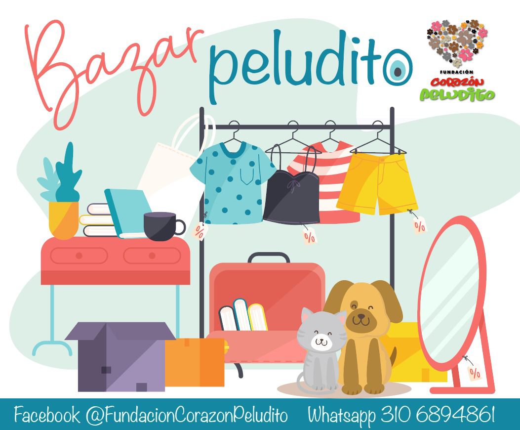 📣 📢 🎉 🍾 Llegó para quedarse nuestro “Bazar Peludito” 🥳🥳 ¡¡¡Promociones de locura 🤪 y artículos espectaculares!!!
Todos los miércoles en la noche pondremos nuevos productos🤗
Con tu compra ayudas a nuestros 🐱🐶 facebook.com/10302876936948…
