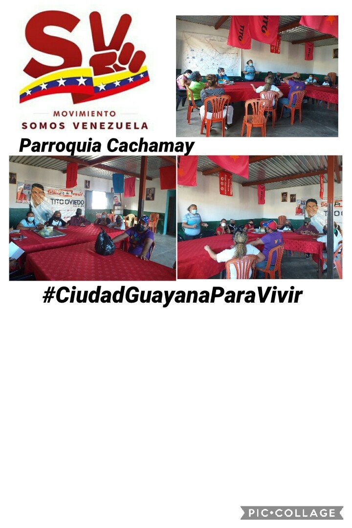 Josefam42780840's tweet photo. Secretariado MSV Cachamay reunido con los jefes de brigadas plan de acción  2022
@NicolasMaduro 
@dcabellor 
@amarcanopsuv 
@OviedoPSUV 
#CiudadGuayanaParaVivir https://t.co/D2rSoL0DuI