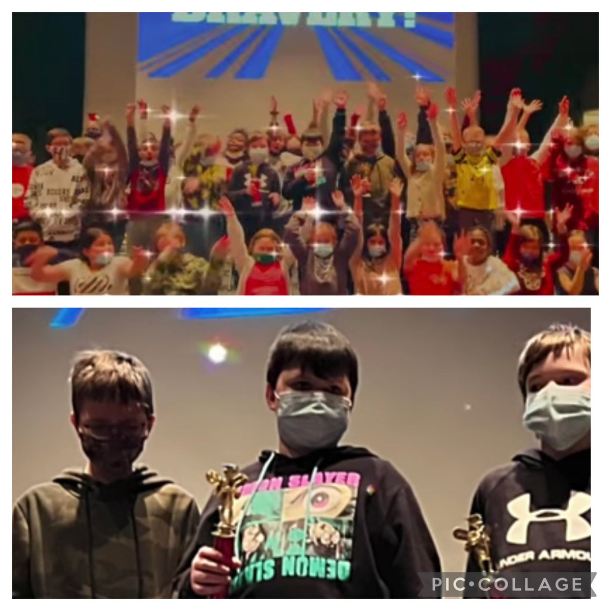 JessHughesfdl's tweet photo. 53 scholars strong competed in today’s spelling bee. Congratulations to bravery and our Riverside learners willing to take a chance for success! Congratulations to Evan (1st), Aiden (2nd), and Nic 3rd)! #RiversideStrong @FDL_Riverside https://t.co/QS9Po8uiIA