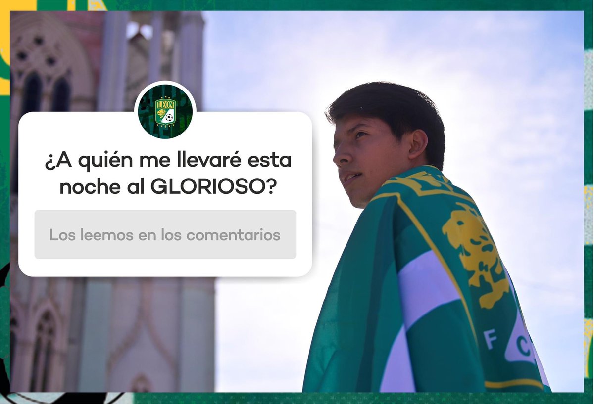 clubleonfc's tweet photo. Menciona a tu #FierAmigo 🦁de cada partido.

¡Nos vemos en “El Glorioso”! 🏟 https://t.co/77DDvqHl4U