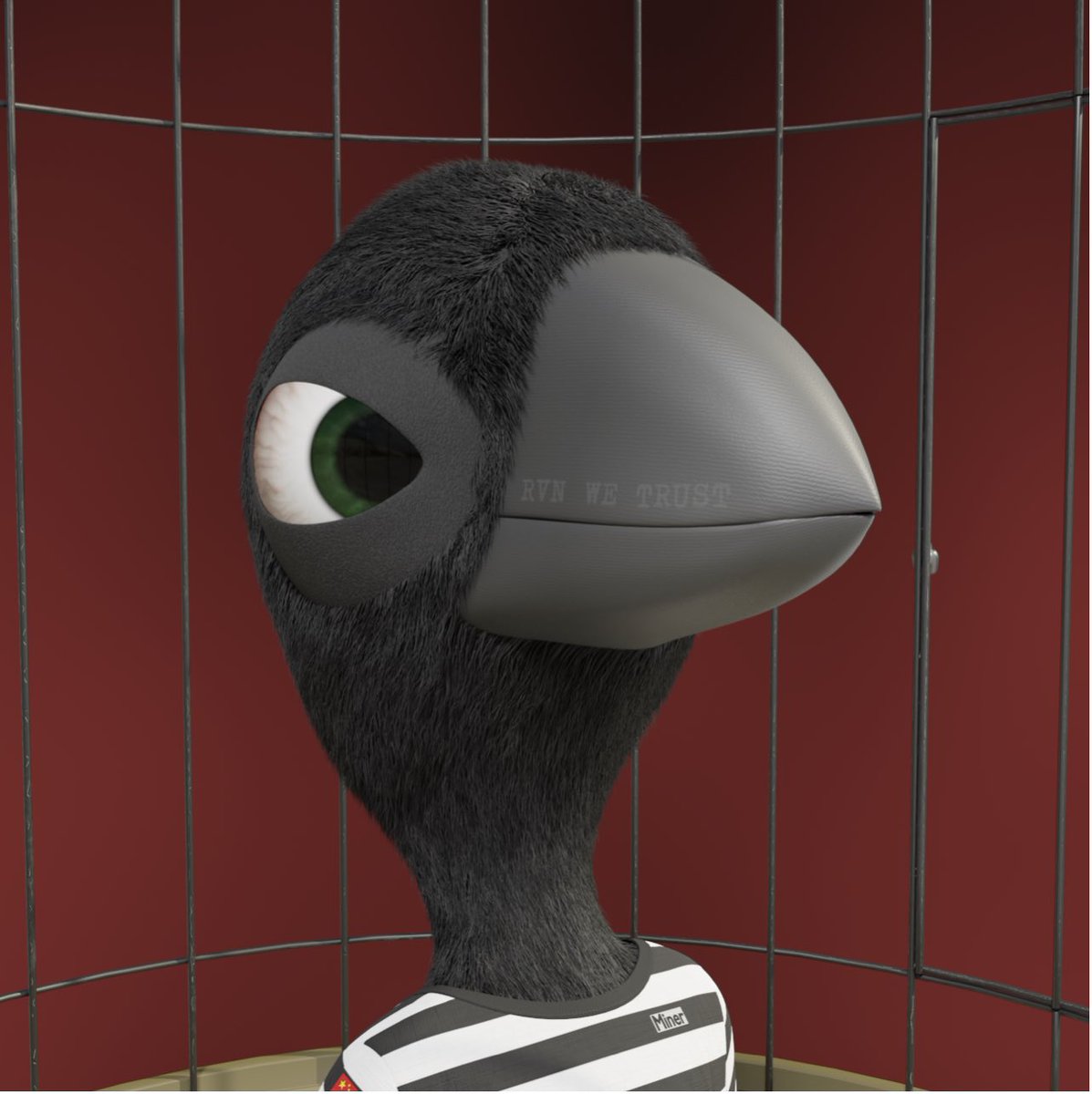 S/O <a href="/RickVanCurtis/">Richard 🅁🅅🄽</a> just picked up Baby Ravens #38 love that beak tat!! 😂🔥 #Ravencoin <a href="/Ravenistcom/">Ravenist 🅁🅅🄽</a>