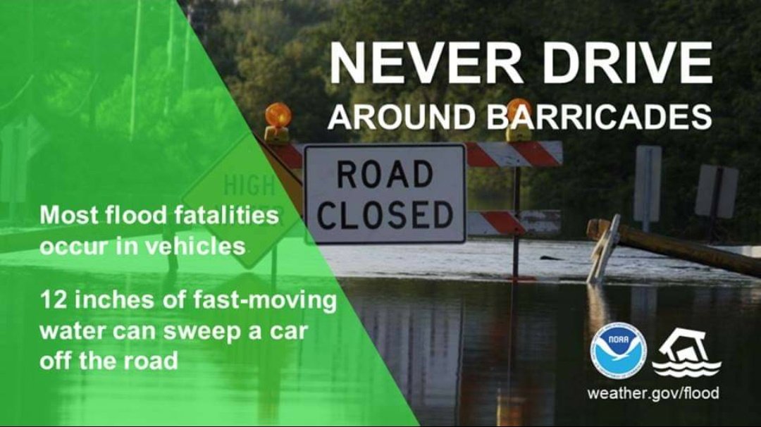 **Flood Alert**

Multiple roads across the City of Florence are flooding due to the heavy rain. Please be careful when driving through intersections and do not drive around barricades! 

**Special emphasis to Wood Avenue**