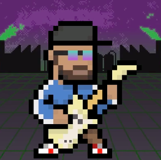 XFLAMEZX9270's tweet photo. Love my  @PixelBandsNFT  They really just change the whole music game before our eyes👀👀 #pixlebands https://t.co/jePIkQWTYc