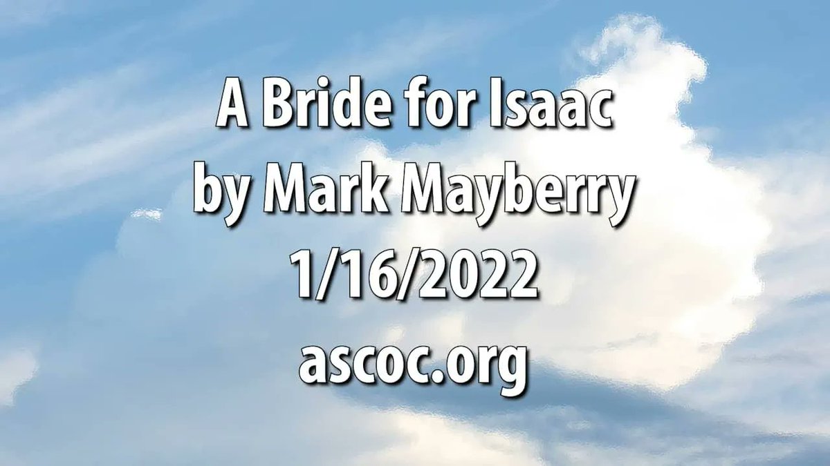 mark_mayberry's tweet photo. A Bride for Isaac: https://t.co/nfqHigou08 https://t.co/rPLV9RZdmf