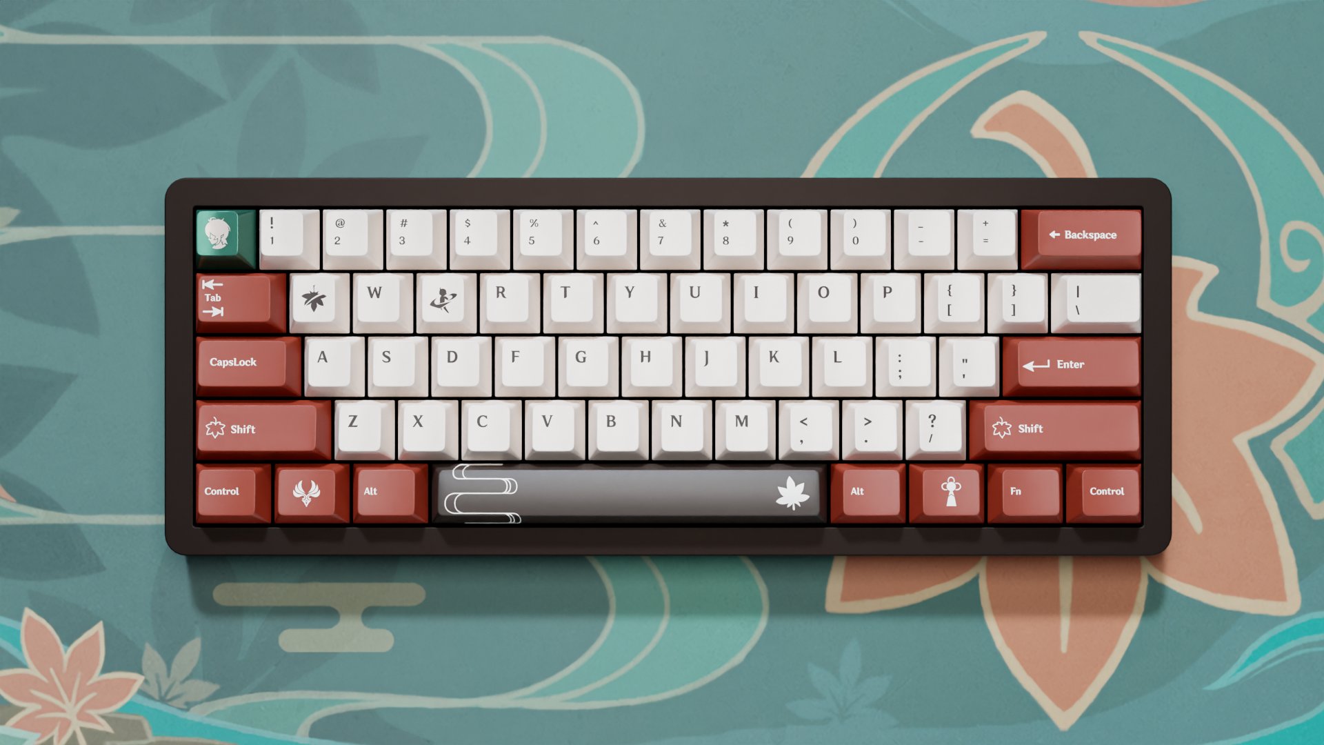 tsm ftx ･ﾟ rose on Twitter "genshin themed keycaps inazuma series