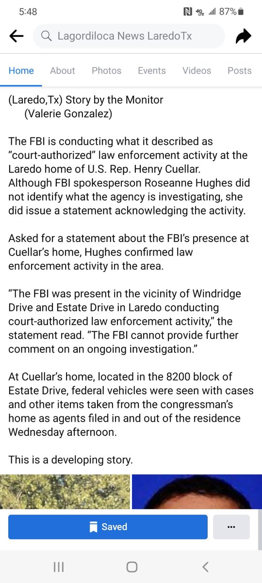 FBI raid at #Congressman #HenryCuellar (D) Texas District 28 in #LaredoTexas home