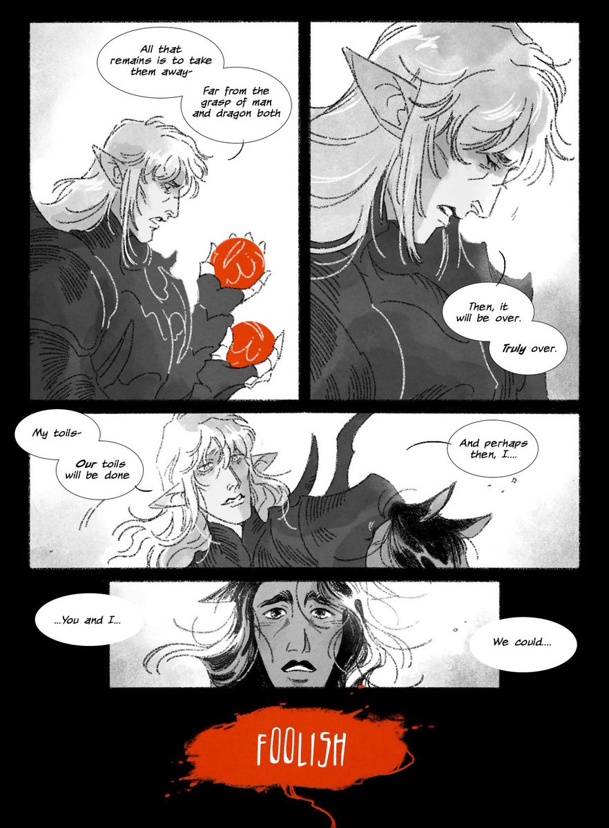 a_butcher_bird's tweet photo. A Heart Unguarded... Estinien's weakness (1/5) https://t.co/SZX1T50mtc