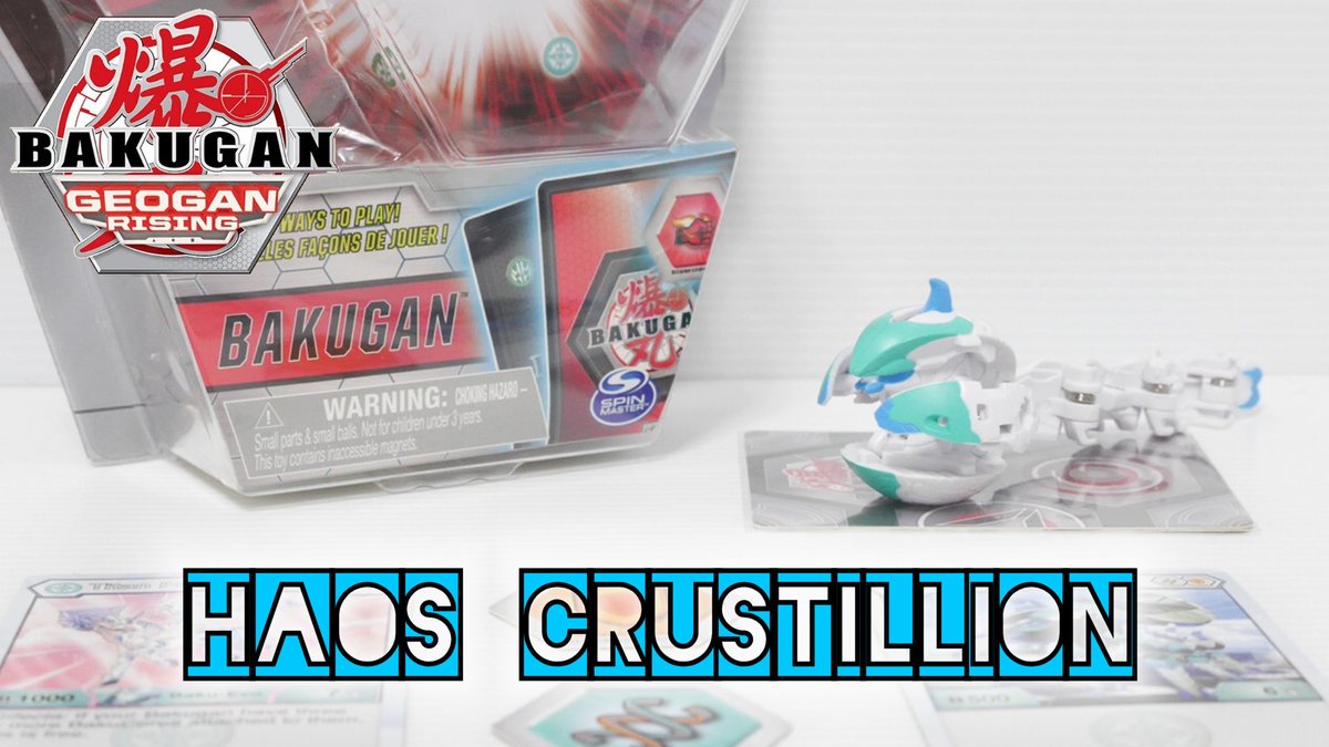 GameOverETTM's tweet photo. Unboxing the Geogan Rising Single Pack which comes with
- HAOS CRUSTILLION
#bakugan #爆丸 #GeoganRising
https://t.co/hPQAqUsnpw https://t.co/agXACuwRC5