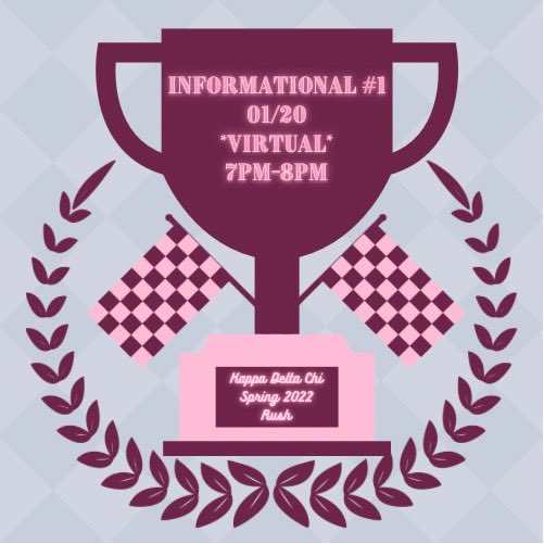 📢📢📢 Looking for a professional and service-based organization? Look no further, Kappa Delta Chi can bring so many opportunities. Come learn what sisterhood is all about! Ready,set, go! 🔥🏁