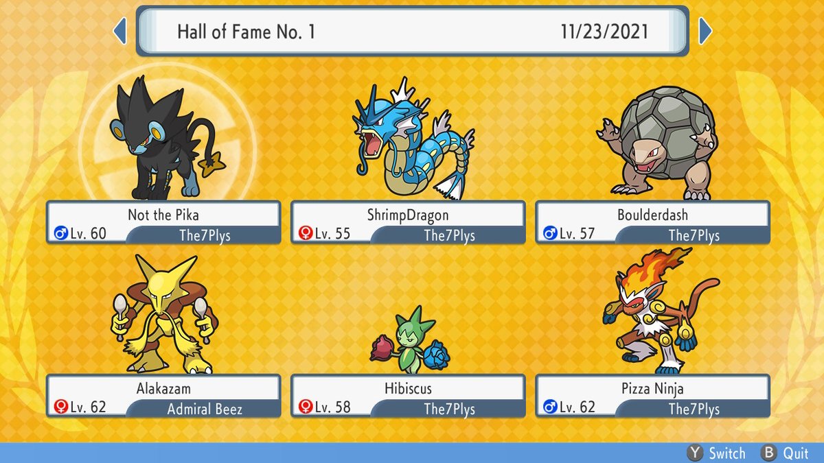 IGN_The7Plys's tweet photo. I don't understand how people have trouble with defeating Cynthia. #PokemonBrilliantDiamond #NintendoSwitch #Pokemon #PokemonBDSP #PokemonChampion #The7PlysGaming https://t.co/EoRkZkQVVl